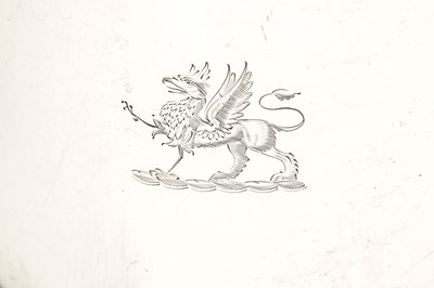 Lot 28 - A George III sterling silver coffee biggin,...