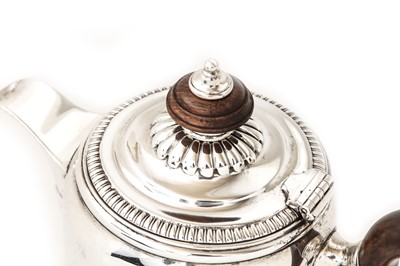 Lot 28 - A George III sterling silver coffee biggin,...