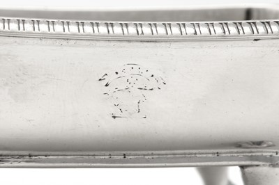 Lot 33 - A pair of George III sterling silver salts,...