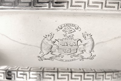 Lot 85 - A George III Scottish sterling silver teapot...
