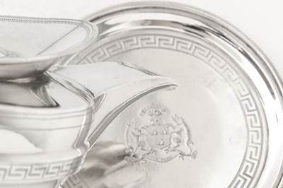 Lot 85 - A George III Scottish sterling silver teapot...